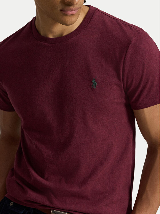 Polo Ralph Lauren Polo Ralph Lauren T-shirt 710671438545 Bordeaux Slim Fit