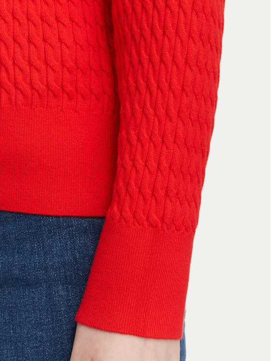 Tommy Hilfiger Tommy Hilfiger Svetr WW0WW44993 Červená Regular Fit