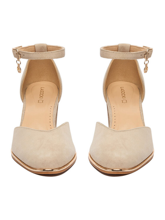 Lasocki Lasocki Обувки на ток CEO-WB-VELA-02 Бежов