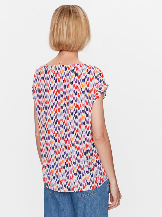 Seidensticker Seidensticker Bluza 60.134951 Rdeča Regular Fit
