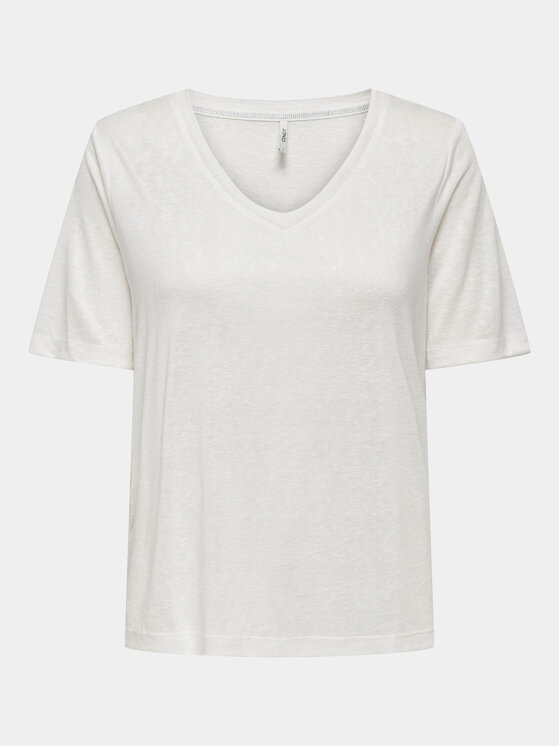 ONLY ONLY T-särk Elise 15257390 Valge Regular Fit