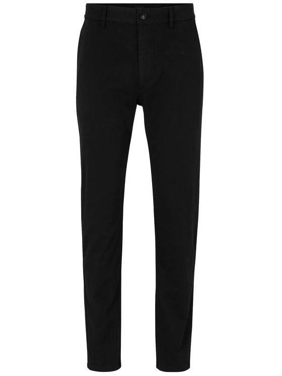BOSS Boss Pantaloni chino q-roa-28459 Nero Regular Fit