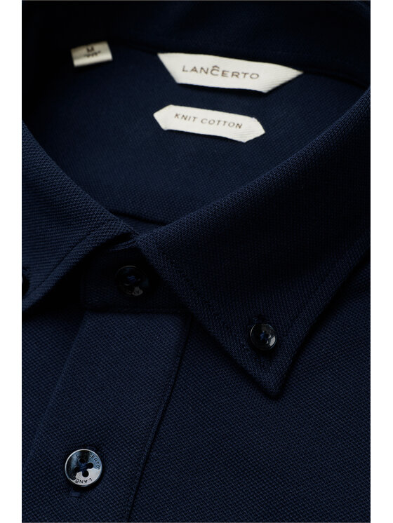 Lancerto Lancerto Koszula Tenorio Regular KO073126000071 Granatowy Regular Fit