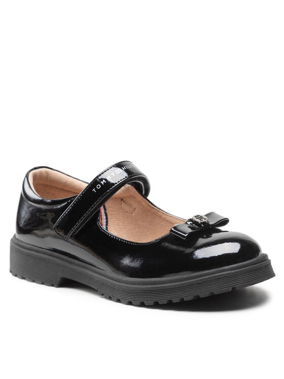 Tommy Hilfiger Tommy Hilfiger Półbuty Ballerina T3A3-32580-0774 S Czarny