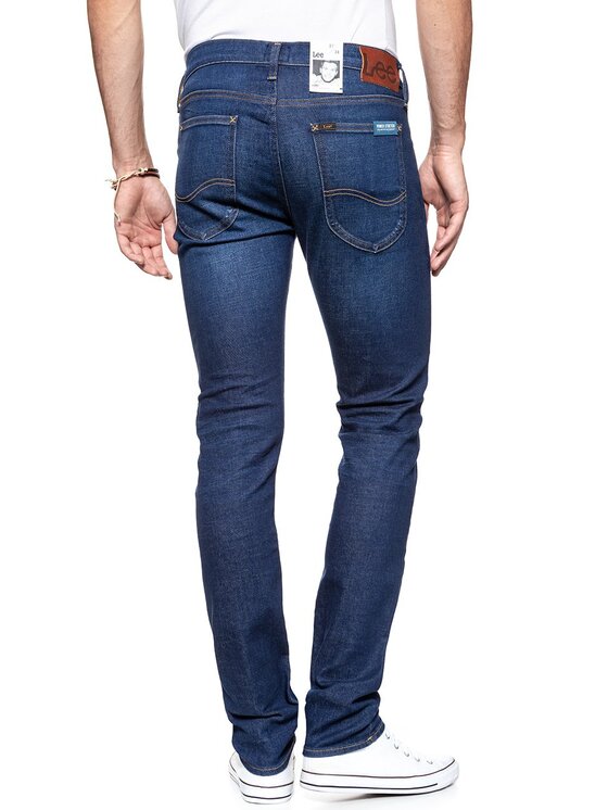 Lee Lee Jeansy LUKE Niebieski Slim Fit