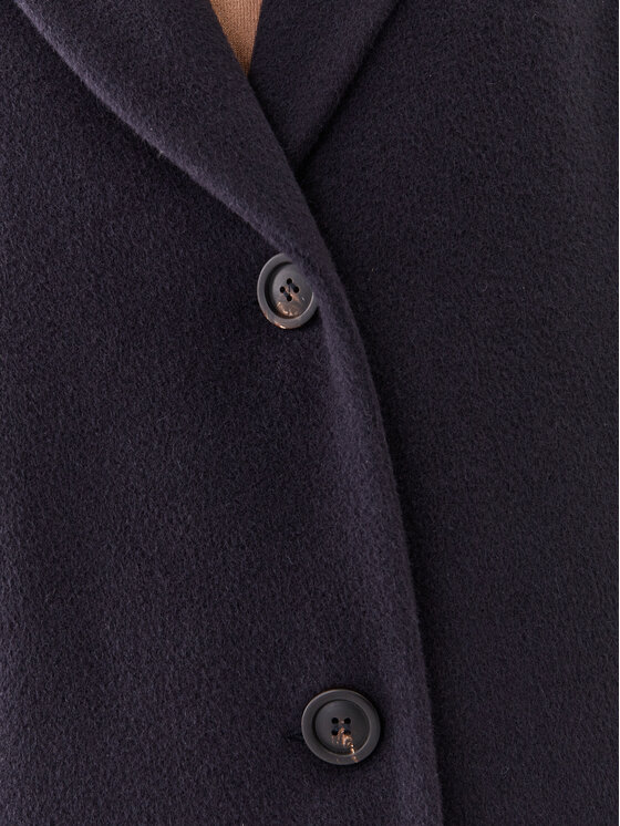 Peserico Easy Peserico Easy Palton de lână M20095 04309 Bleumarin Regular Fit