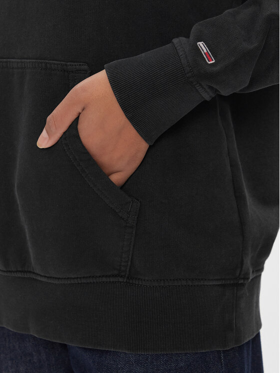 Tommy Jeans Tommy Jeans Felpa Luxe Varsity DW0DW16410 Nero Relaxed Fit