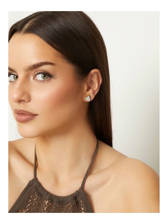 Guess Guess Σκουλαρίκια JUBE04209JWYGRHT-U Ασημί