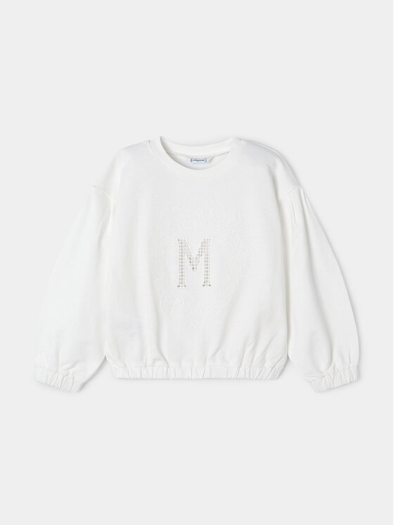 Mayoral Mikina 3468 Écru Regular Fit