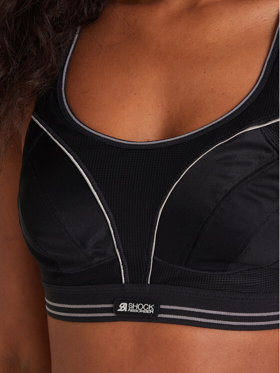 Shock Absorber Shock Absorber Biustonosz top Ultimate Run U10046 Czarny