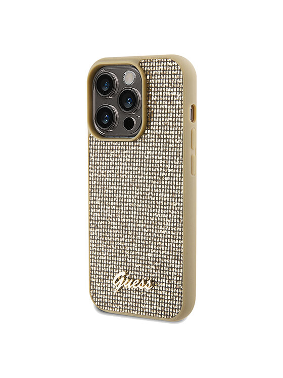 Guess Guess Etui na telefon iPhone 14 Pro Max Złoty