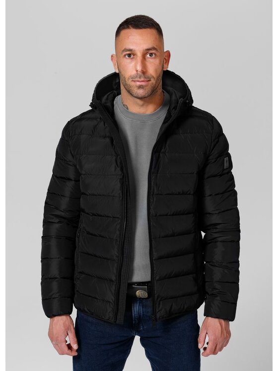 PITBULL PITBULL Kurtka zimowa SEACOAST III Czarny Regular Fit