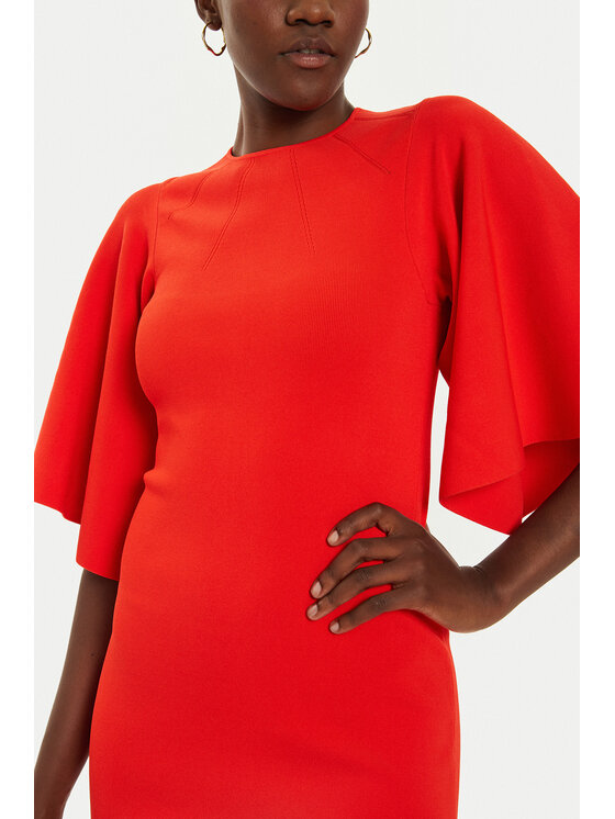 Ted Baker Ted Baker Трикотажна сукня Lounia 266260 Оранжевий Slim Fit