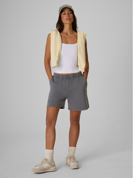 4F 4F Szorty materiałowe FOB SUMMER Szary jasny Regular Fit