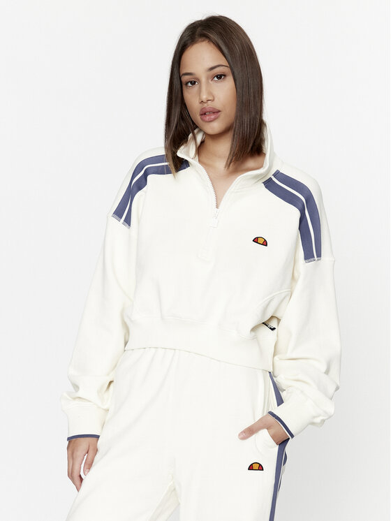 Ellesse Majica Dugih Rukava Inna SGT19232 Écru Relaxed Fit