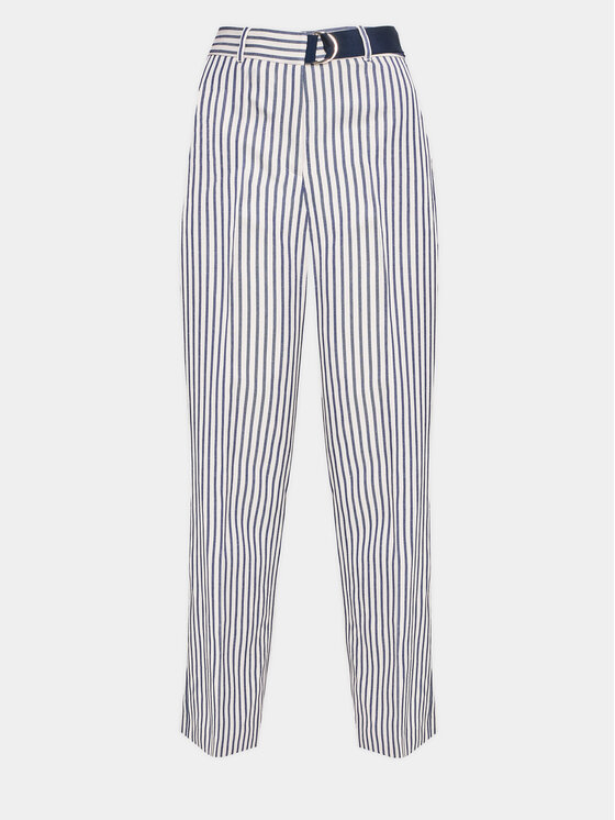 Tommy Hilfiger Tommy Hilfiger Pantaloni di tessuto WW0WW37764 Écru Relaxed Fit