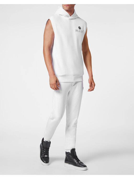 PHILIPP PLEIN PHILIPP PLEIN Mikina 333 Biela Regular Fit
