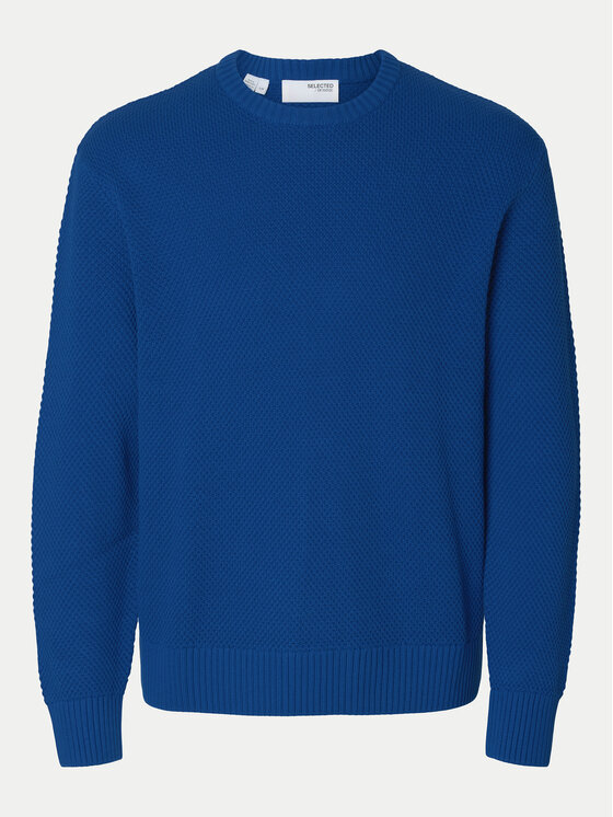 Selected Homme Selected Homme Sweter 16094552 Niebieski Relaxed Fit