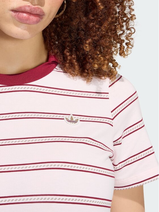 adidas adidas Polo 167788 Różowy Regular Fit