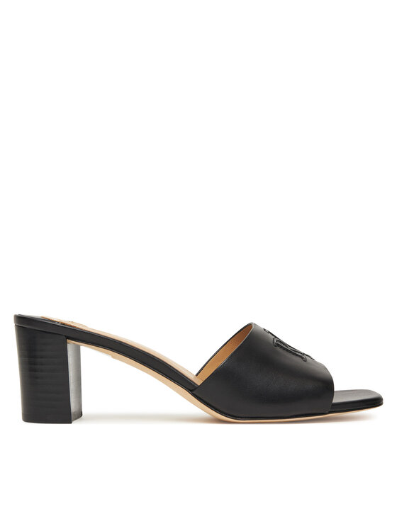 LAUREN RALPH LAUREN LAUREN RALPH LAUREN Klapki Everley Block-Heel 802974364001 Czarny