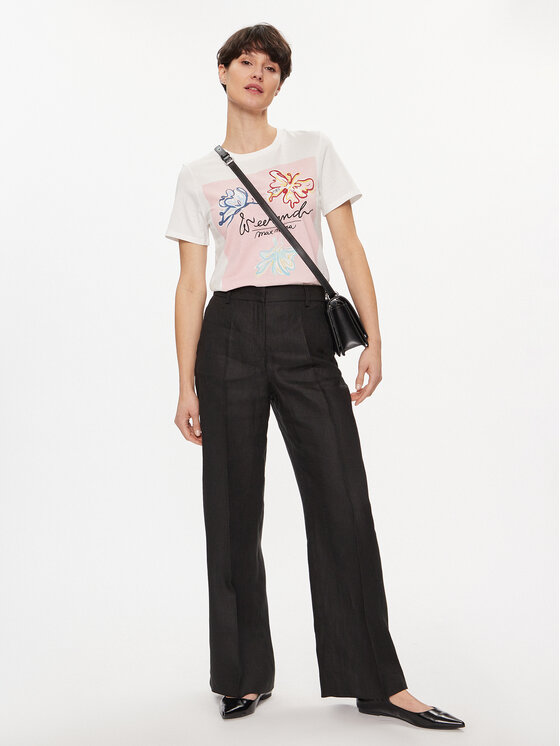 Weekend Max Mara Weekend Max Mara T-Shirt Yen 2415971052 Λευκό Regular Fit