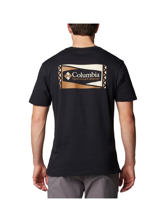 Columbia Columbia T-Shirt 183404 Czarny Regular Fit