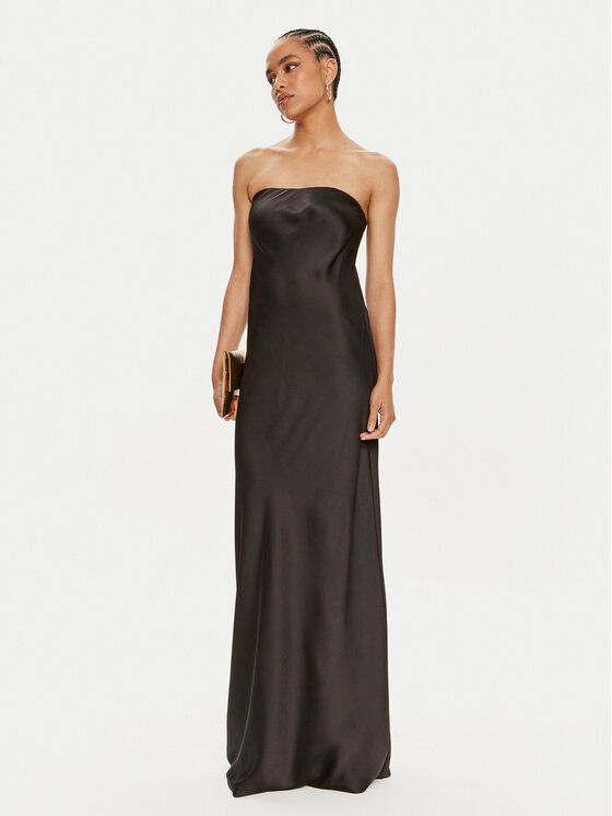 NORMA KAMALI NORMA KAMALI Φόρεμα βραδινό ST1243CBC95001 Μαύρο Relaxed Fit