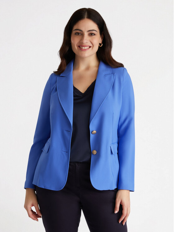 Fiorella Rubino Fiorella Rubino Giacca outdoor Q498T000175N009 Turchese Regular Fit