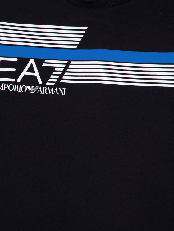 EA7 Emporio Armani EA7 Emporio Armani T-Shirt 3HBT54 BJ7CZ 1554 Granatowy Regular Fit
