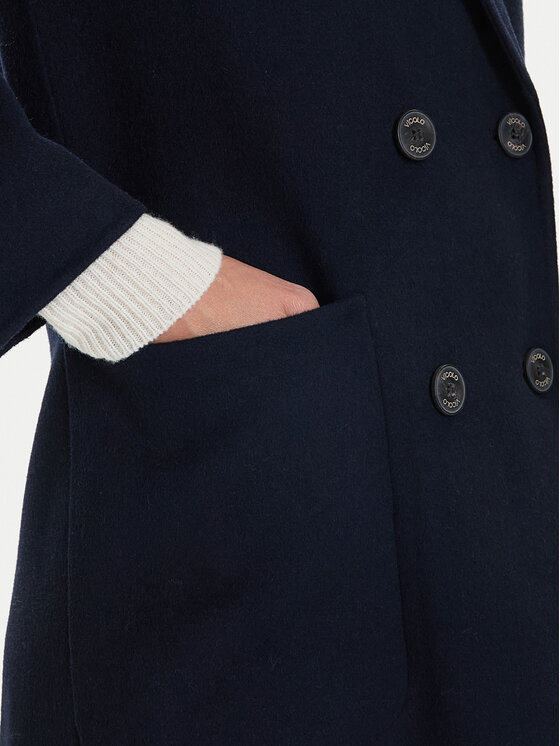 ViCOLO ViCOLO Vuneni kaput TF0001 Tamnoplava Regular Fit