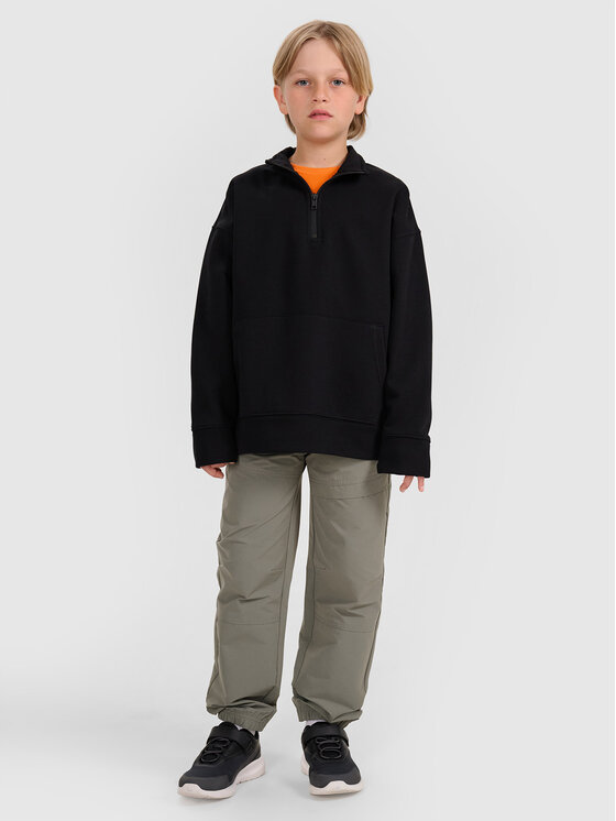 4F 4F Bluza URBAN COMMUTER Czarny Regular Fit