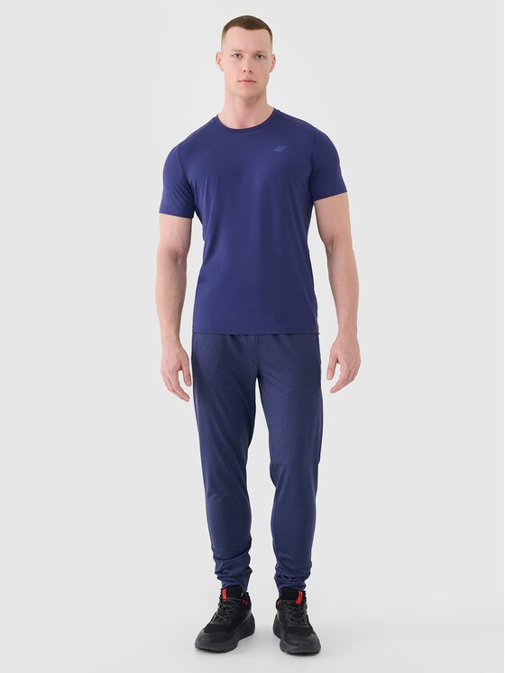 4F 4F Pantaloni da tuta 4FWSS25TFTRM0835-30M Blu scuro Regular Fit