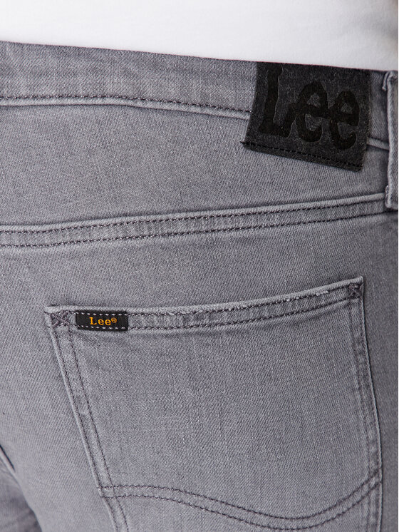 Lee Lee Jeansy 112342248 Szary Slim Fit
