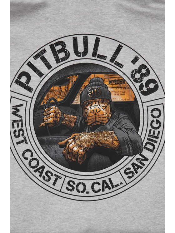 PITBULL PITBULL Bluza DRIVING Szary Regular Fit