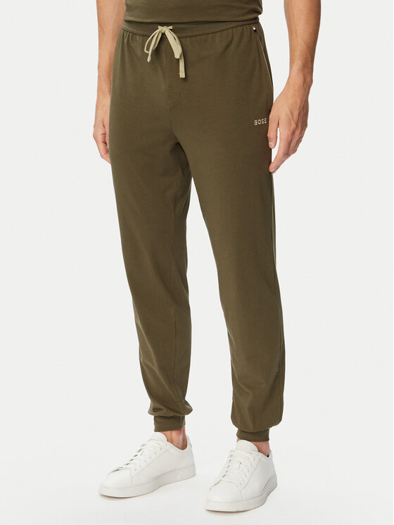 BOSS Pantaloni trening Mix&Match 50515305 Kaki Regular Fit