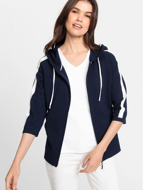 Olsen Pulover 11004034 Bleumarin Regular Fit