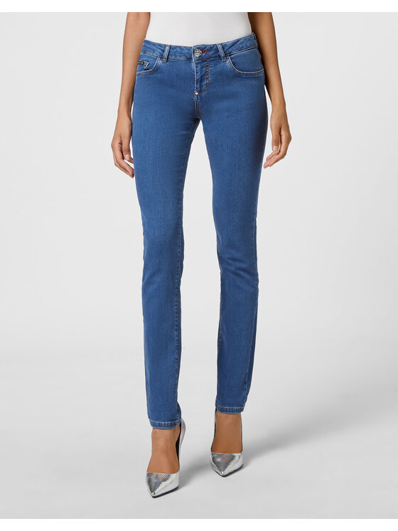 PHILIPP PLEIN PHILIPP PLEIN Jeansy 3039 Niebieski Slim Fit