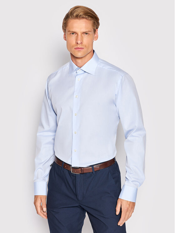 Camicia 100003813 Blu Slim Fit