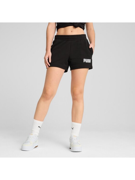 Puma Puma Szorty sportowe 686329 Czarny Regular Fit