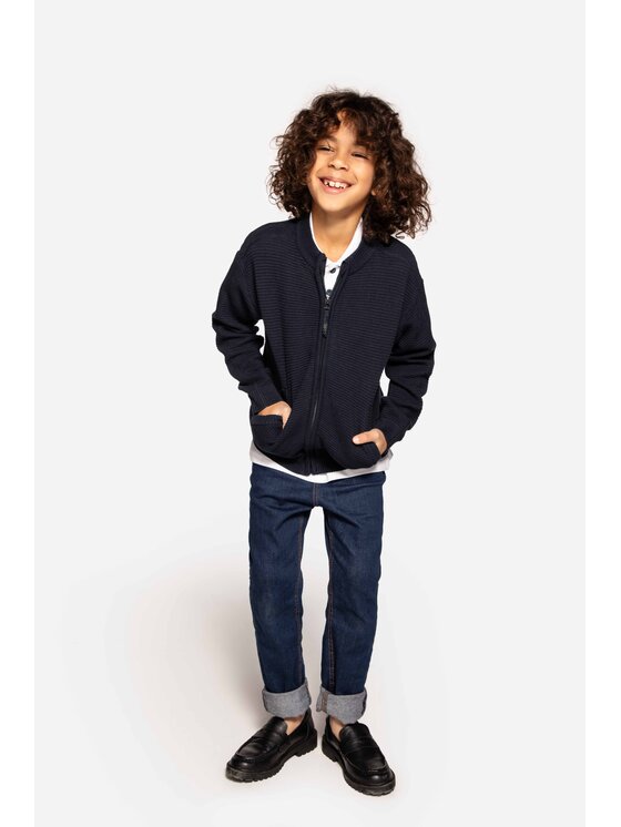 Coccodrillo Coccodrillo Sweter ZC3172204EJB-015 Granatowy Regular Fit