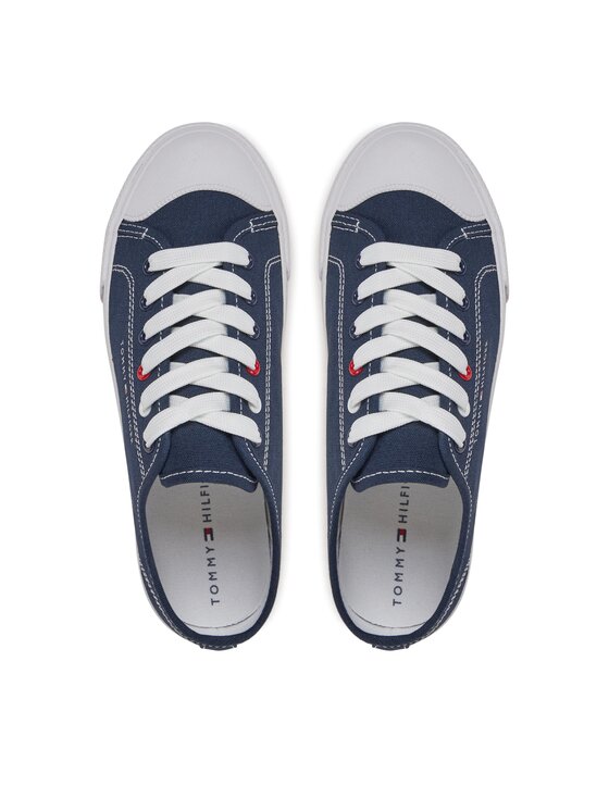 Tommy Hilfiger Tommy Hilfiger Tenisice Low Cut Lace Up Sneaker T3X9-33324-0890 S Tamnoplava