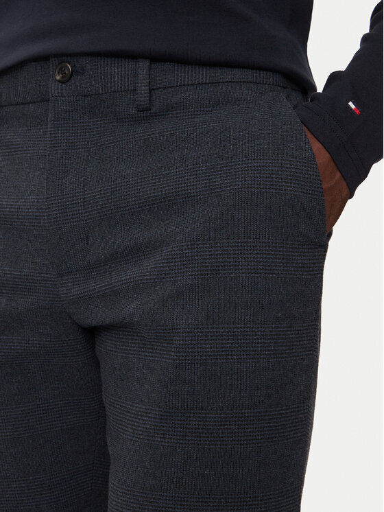 Tommy Hilfiger Tommy Hilfiger Chino Denton MW0MW36700 Tamnoplava Slim Fit