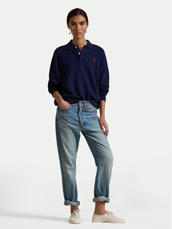 Polo Ralph Lauren Polo Ralph Lauren Pulóver 211947966007 Sötétkék Relaxed Fit