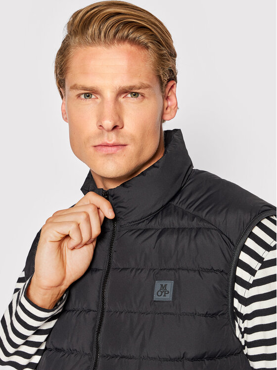 Marc O'Polo Marc O'Polo Kamizelka B21 0960 72022 Czarny Regular Fit