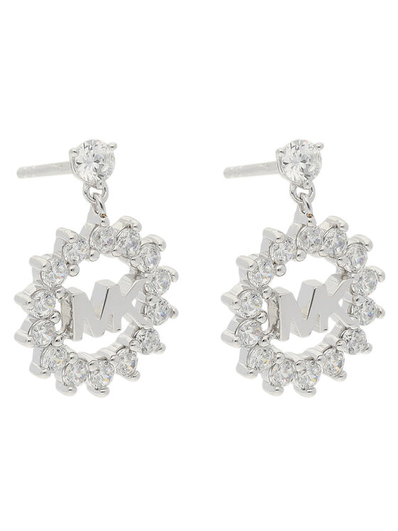 michael kors logo drop earrings