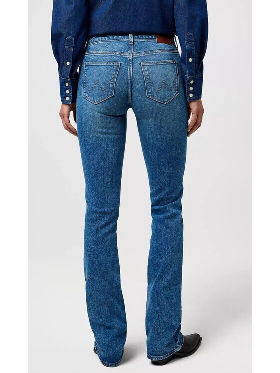 Wrangler Wrangler Jeansy Bootcut 625 Niebieski Bootcut Fit