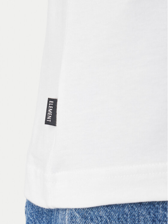 Element Element Тишърт Sporting ELYZT00569 Бял Relaxed Fit