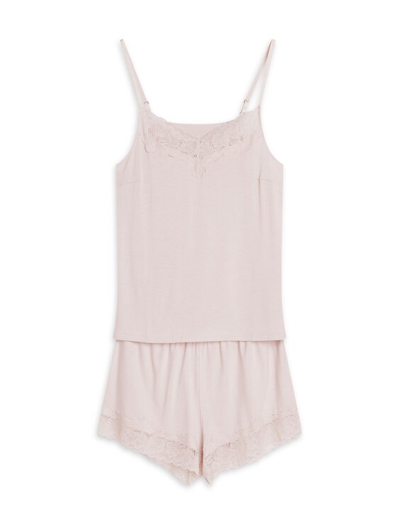 Esotiq Esotiq Piżama 43240 Fioletowy Regular Fit