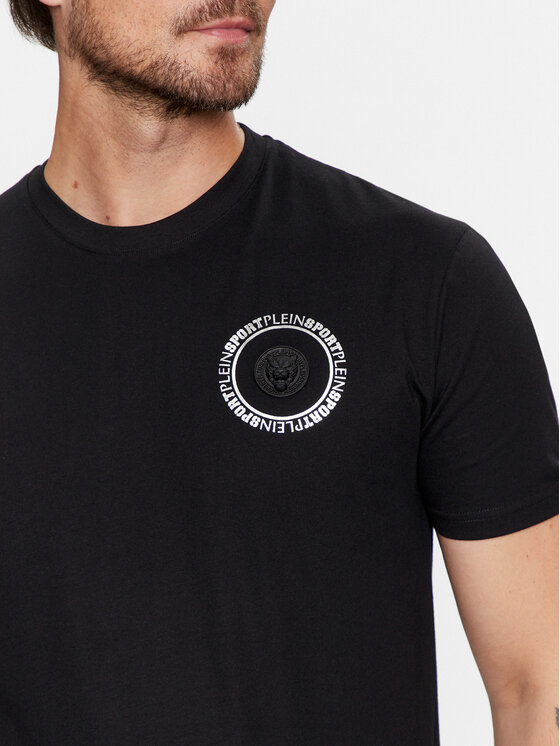 Plein Sport Plein Sport T-shirt FADC MTK7542 STE003N Nero Slim Fit