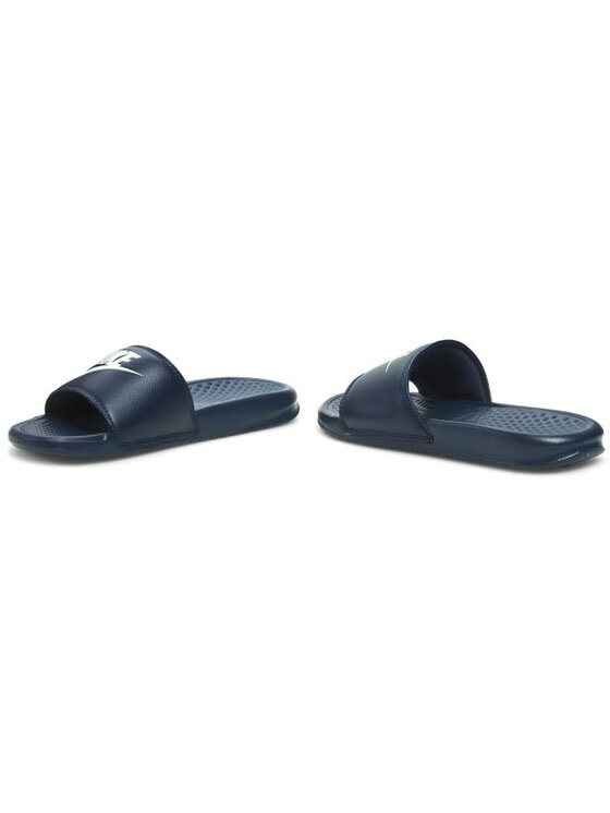 Nike Nike Klapki Benassi JDI 343880 403 Granatowy